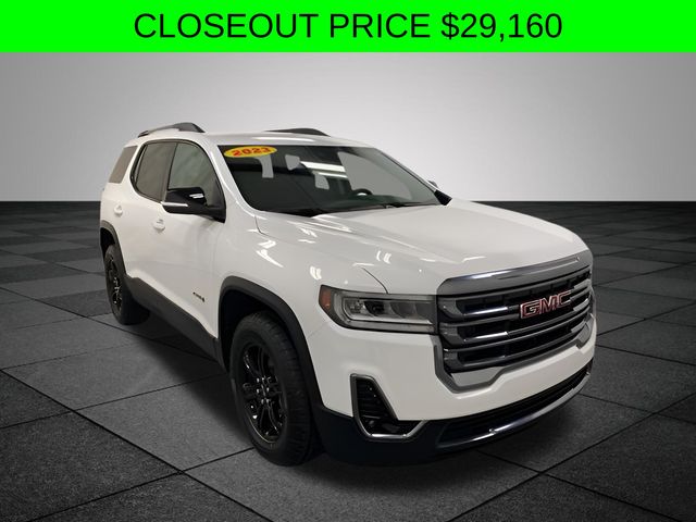 Summit White 2023 GMC Acadia SUV / Crossover Four-Wheel Drive 9-Speed Automatic