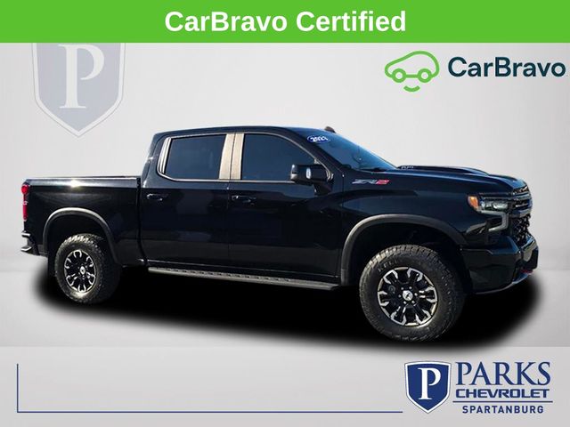 Black 2023 Chevrolet Silverado 1500 Pickup Truck Four-Wheel Drive Automatic