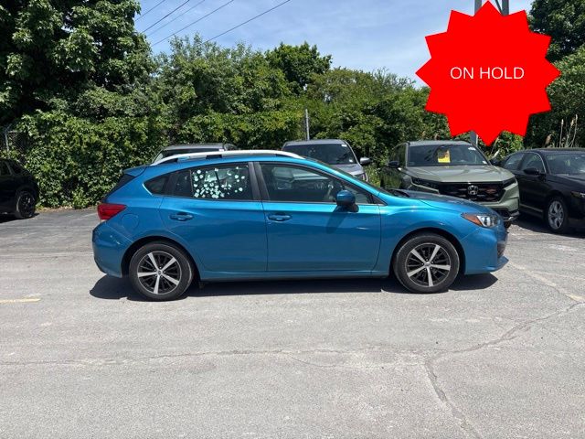 Island Blue Pearl 2019 Subaru Impreza 2.0i Premium Hatchback AWD Hatchback All-Wheel Drive Continuously Variable Transmission