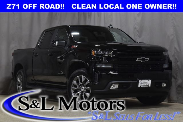 Black 2022 Chevrolet Silverado 1500 RST Crew Cab 4WD Pickup Truck Four-Wheel Drive 8-Speed Automatic