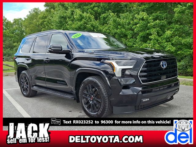 Midnight Black Metallic 2024 Toyota Sequoia SUV / Crossover Four-Wheel Drive Automatic