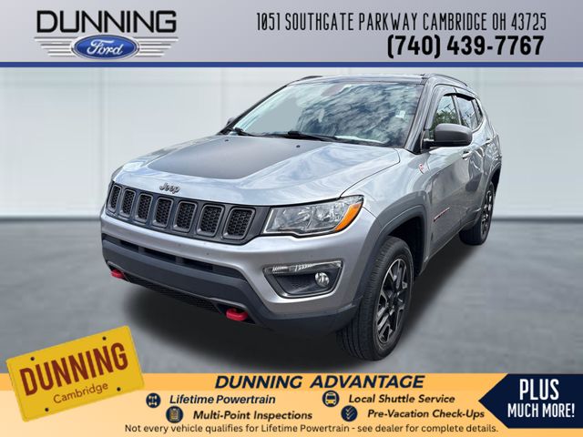 Billet Silver Metallic Clearcoat 2020 Jeep Compass Trailhawk 4WD SUV / Crossover Four-Wheel Drive 9-Speed Automatic