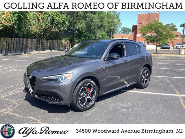 Vesuvio Gray Metallic 2023 Alfa Romeo Stelvio SUV / Crossover All-Wheel Drive 8-Speed Automatic