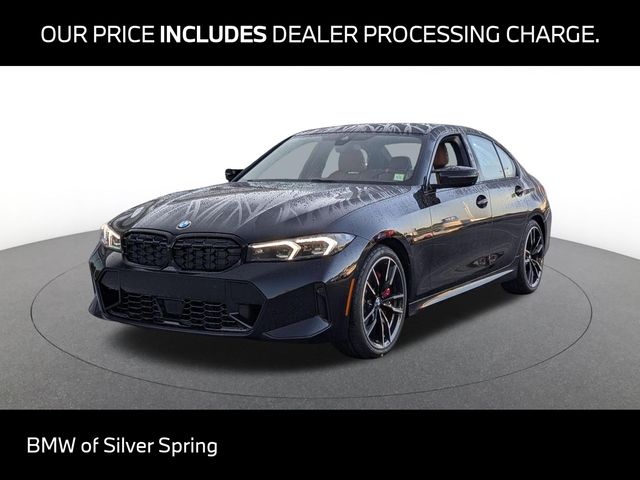 Black Sapphire Metallic 2026 BMW 3 Series Sedan All-Wheel Drive 8-Speed Automatic