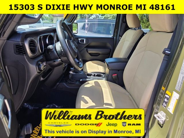 2021 Jeep Wrangler Unlimited Willys - Sarge Green Clearcoat exterior view 11