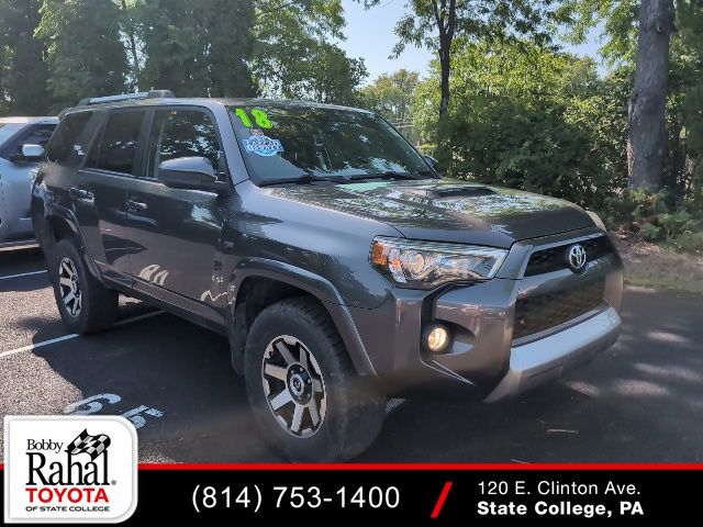 Magnetic Gray Metallic 2018 Toyota 4Runner SUV / Crossover Four-Wheel Drive 5-Speed Automatic Overdrive