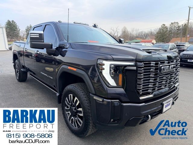 Titanium Rush Metallic 2025 GMC Sierra 2500HD Denali Ultimate Crew Cab 4WD Pickup Truck Four-Wheel Drive Automatic