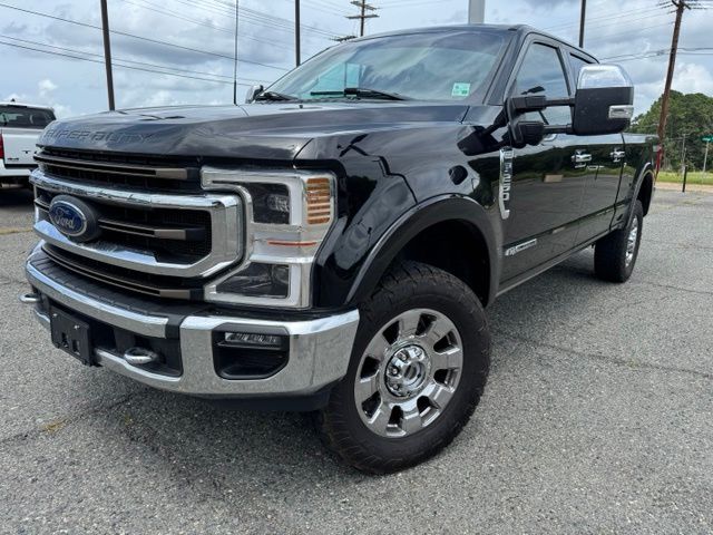 Agate Black Metallic 2022 Ford F-250 Super Duty Pickup Truck Four-Wheel Drive Automatic