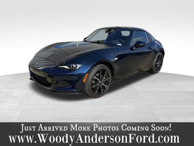 Deep Crystal Blue Mica 2025 Mazda MX-5 Miata Convertible Rear-Wheel Drive 6-Speed Automatic