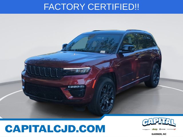 Velvet Red Pearlcoat 2025 Jeep Grand Cherokee SUV / Crossover Four-Wheel Drive 8-Speed Automatic