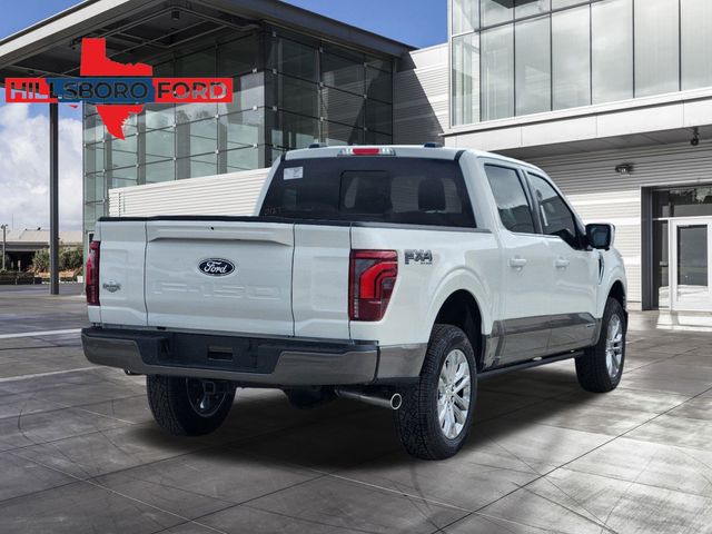 2025 Star White Metallic Tri-Coat Ford F-150 King Ranch 4X4 Truck