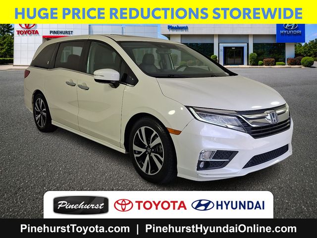 White 2019 Honda Odyssey Minivan Front-Wheel Drive Automatic