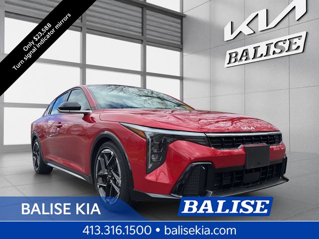 Currant Red 2025 Kia K4 GT-Line FWD Sedan Front-Wheel Drive Continuously Variable Transmission