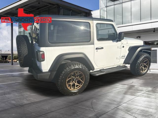 2020 Bright White Clearcoat Jeep Wrangler Sport S 4X4 SUV