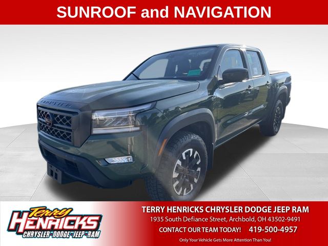 Tactical Green Metallic 2024 Nissan Frontier Pickup Truck Four-Wheel Drive 9-Speed Automatic Overdrive