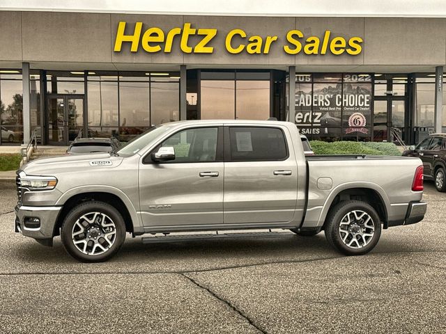 Billet Silver Metallic Clearcoat 2025 RAM 1500 Pickup Truck Four-Wheel Drive 8-Speed Automatic