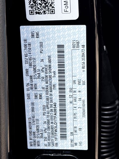 New 2026 Black Ford XLT image 21