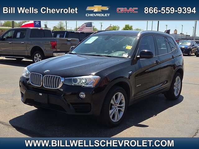 Jet Black 2017 BMW X3 xDrive35i AWD SUV / Crossover All-Wheel Drive 8-Speed Automatic