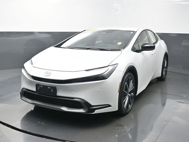 White 2024 Toyota Prius Hatchback Front-Wheel Drive Continuously Variable Transmission