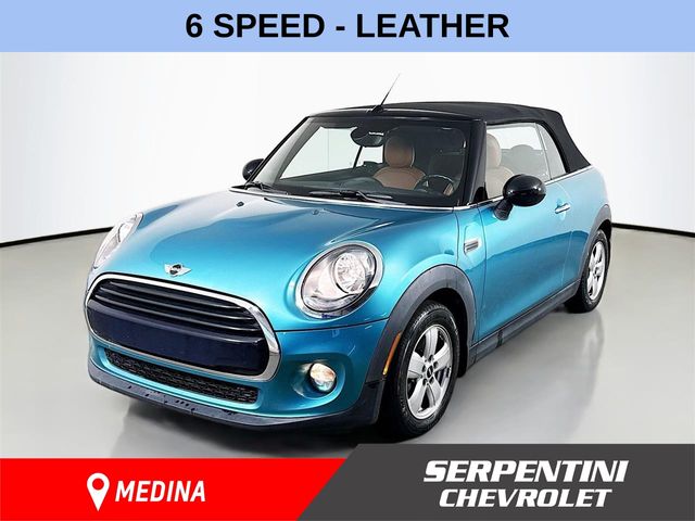 Teal (Caribbean Aqua Metallic) 2017 MINI Cooper Convertible FWD Convertible Front-Wheel Drive 6-Speed Automatic