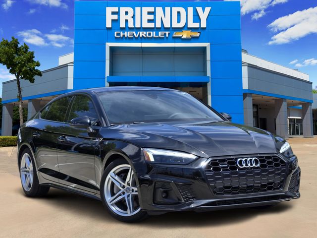 Black Metallic 2021 Audi A5 Sportback 45 TFSI quattro Premium Plus AWD Sedan All-Wheel Drive 7-Speed Automatic