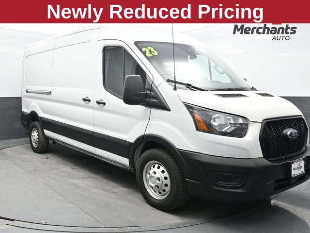 Oxford White 2023 Ford Transit Cargo 250 Medium Roof AWD Van All-Wheel Drive