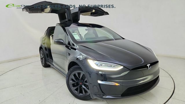 Solid Black 2023 Tesla Model X AWD SUV / Crossover All-Wheel Drive 1-Speed Automatic