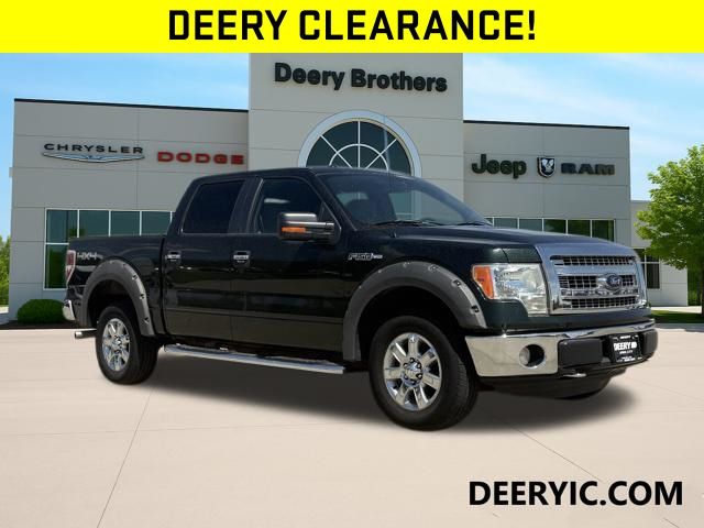 Green 2013 Ford F-150 Pickup Truck Four-Wheel Drive 6-Speed Automatic