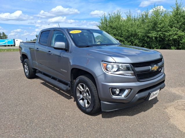 Gray (Satin Steel Metallic) 2020 Chevrolet Colorado Pickup Truck Four-Wheel Drive 8-Speed Automatic
