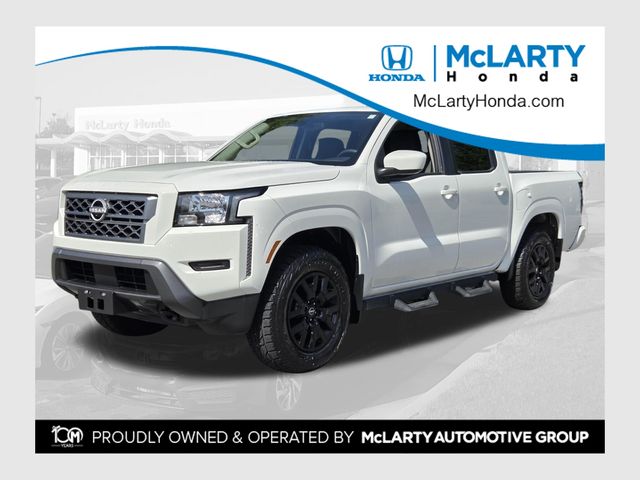 Glacier White 2023 Nissan Frontier Pickup Truck Four-Wheel Drive 9-Speed Automatic