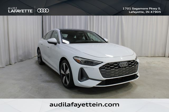 Glacier White 2025 Audi A5 Sedan All-Wheel Drive 7-Speed Automatic