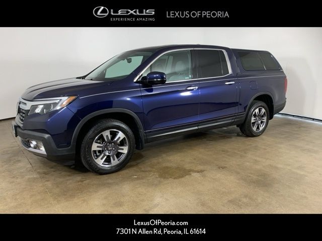 Blue 2019 Honda Ridgeline RTL-E AWD Pickup Truck All-Wheel Drive 6-Speed Automatic