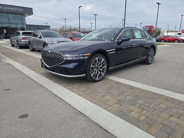 Capri Blue 2026 Genesis G90 3.5T e-Supercharger AWD Sedan All-Wheel Drive 8-Speed Automatic