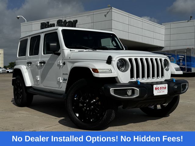2023 Jeep Wrangler Sahara 4xe White at Gullo Toyota