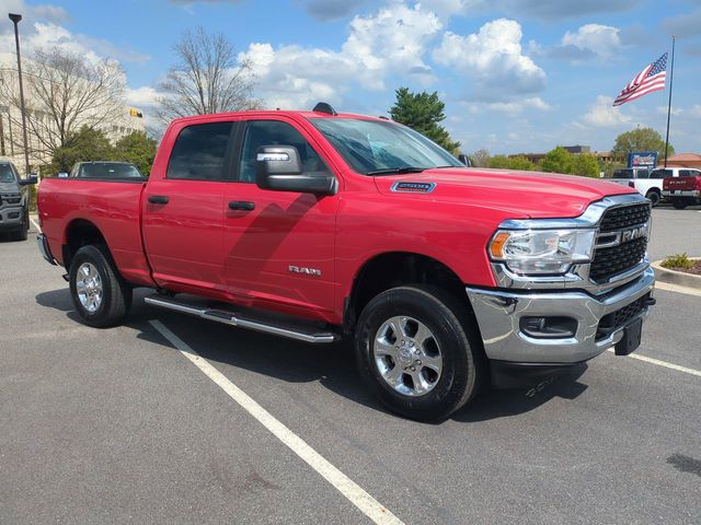 Flame Red Clearcoat 2024 RAM 2500 Big Horn Crew Cab 4WD Pickup Truck Four-Wheel Drive 8-Speed Automatic
