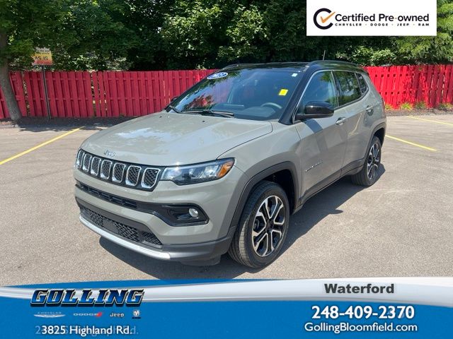 Sting-Gray Clearcoat 2023 Jeep Compass SUV / Crossover Four-Wheel Drive 8-Speed Automatic