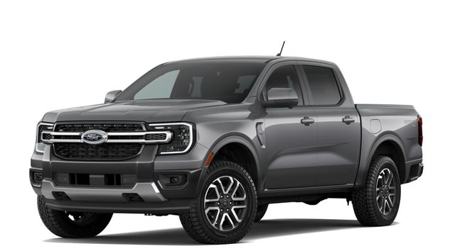 Gray 2026 Ford Ranger Pickup Truck Four-Wheel Drive Automatic