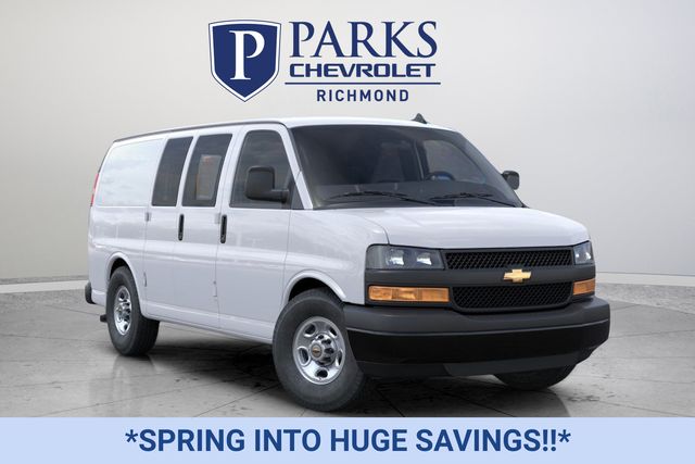 Summit White 2025 Chevrolet Express Cargo 2500 RWD Van Rear-Wheel Drive 8-Speed Automatic Overdrive