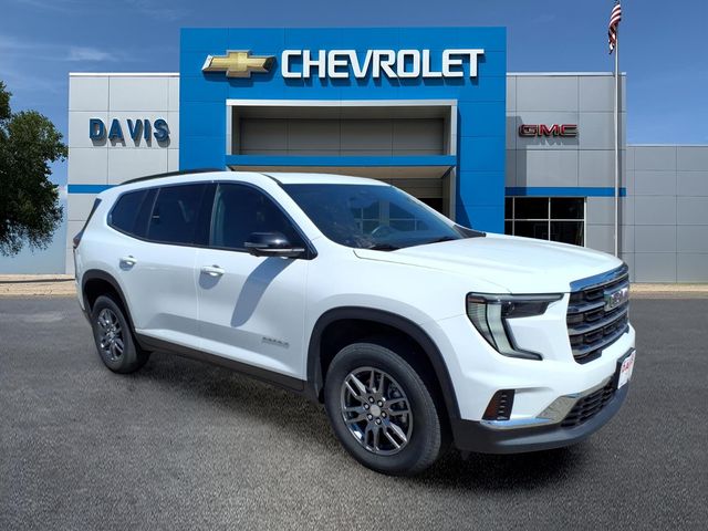 Summit White 2025 GMC Acadia SUV / Crossover Four-Wheel Drive 8-Speed Automatic