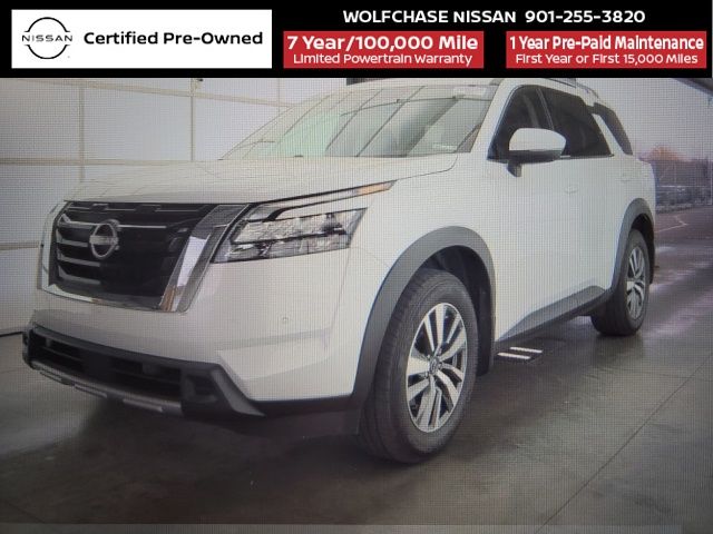 Everest White Pearl Tricoat 2025 Nissan Pathfinder SL 4WD SUV / Crossover All-Wheel Drive 9-Speed Automatic