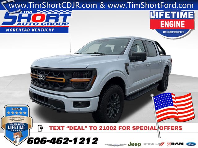 Space White Metallic 2025 Ford F-150 Pickup Truck Four-Wheel Drive Automatic