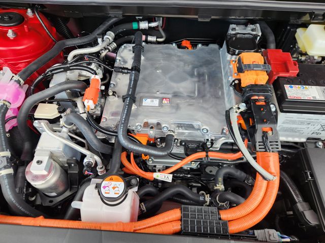 2026 Toyota bZ XLE Red at Community Toyota