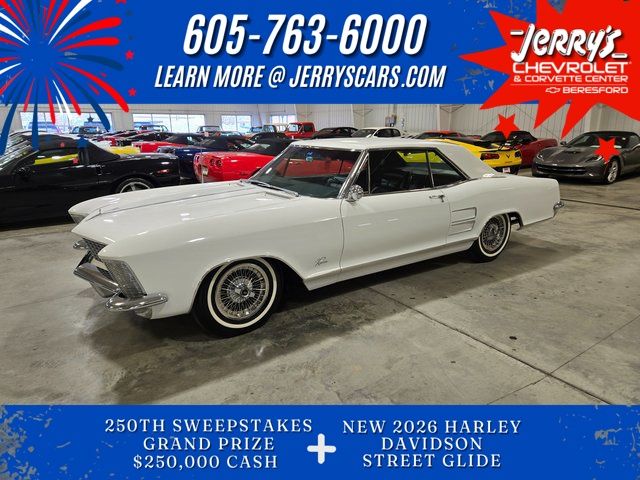 Arctic White 1964 Buick Riviera Coupe Automatic