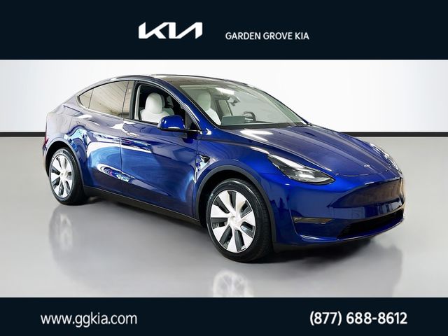 Blue 2024 Tesla Model Y SUV / Crossover All-Wheel Drive 1-Speed Automatic