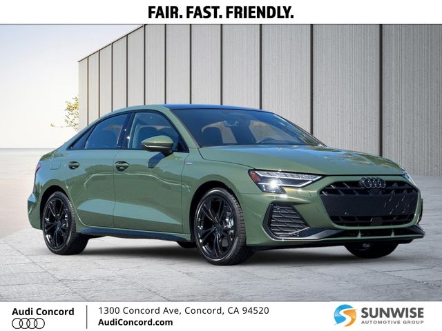 District Green Metallic 2026 Audi A3 Hatchback All-Wheel Drive 7-Speed Automatic