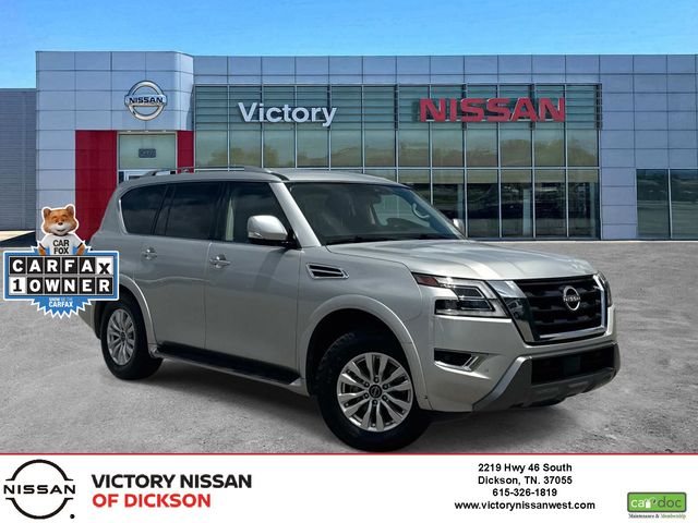 Brilliant Silver Metallic 2024 Nissan Armada SUV / Crossover 4X2 7-Speed Automatic