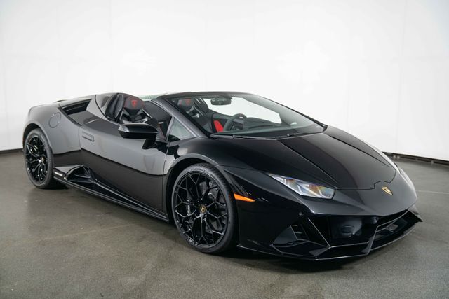Nero Noctis Metallic 2024 Lamborghini Huracan Convertible All-Wheel Drive 7-Speed Manual