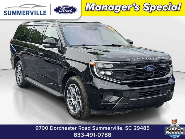 Black Metallic 2025 Ford Expedition MAX Active 4WD SUV / Crossover Four-Wheel Drive Automatic
