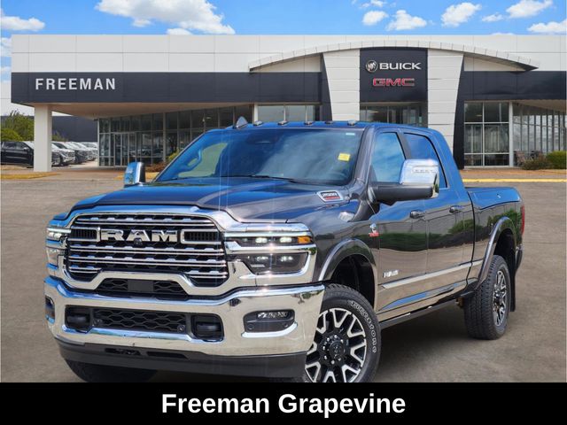 Gray (Granite Crystal Metallic Clearcoat) 2025 RAM 2500 Limited Mega Cab 4WD Pickup Truck Four-Wheel Drive 8-Speed Automatic