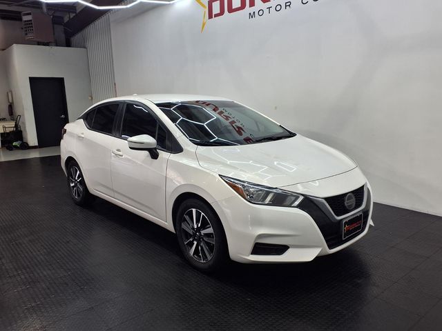 2021 Nissan Versa 1.6 SV White at Texan Dodge Chrysler Jeep Ram